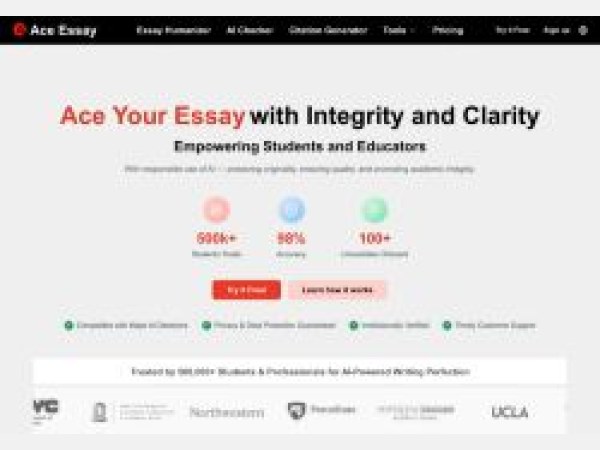 SEO analysis preview of aceessay.ai