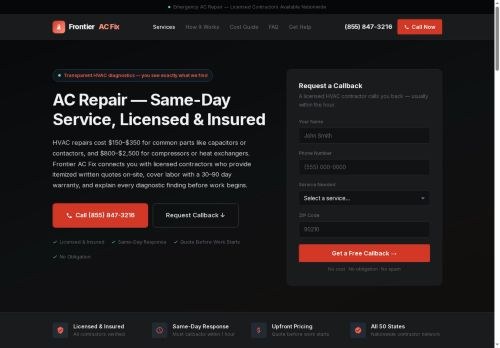 SEO analysis preview of acrepair2.info