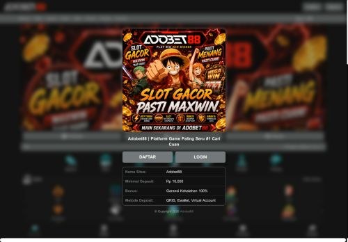 SEO analysis preview of adobet88.us
