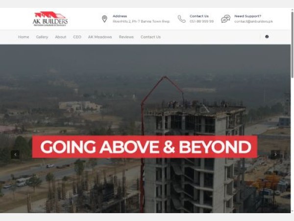 SEO analysis preview of akbuilders.pk