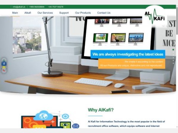 SEO analysis preview of alkafi.com