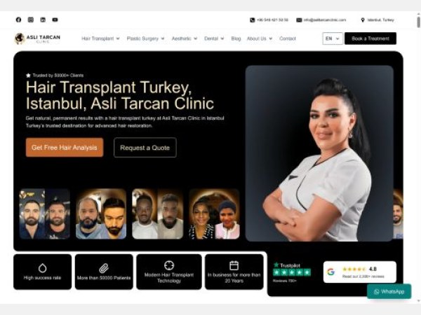 SEO analysis preview of aslitarcanclinic.com