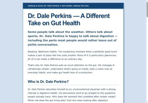 SEO analysis preview of drdaleperkins.com