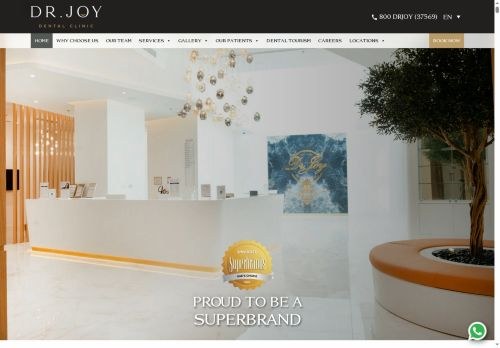 SEO analysis preview of drjoydentalclinic.com