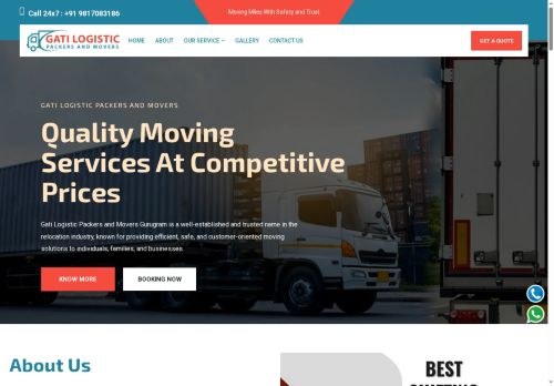 SEO analysis preview of gatilogistic.com