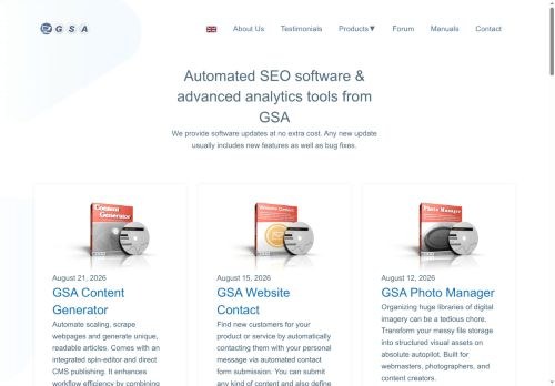 SEO analysis preview of gsa-online.de