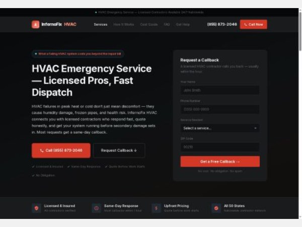 SEO analysis preview of hvacemergencyservice2.info