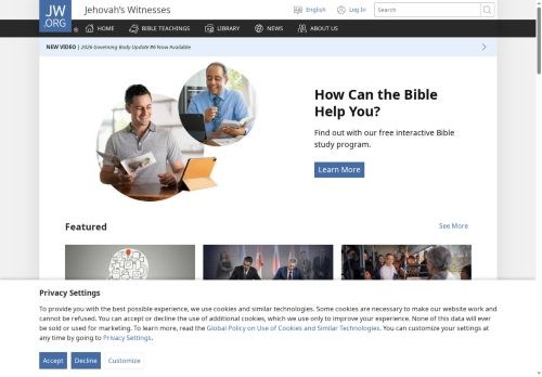 SEO analysis preview of jw.org