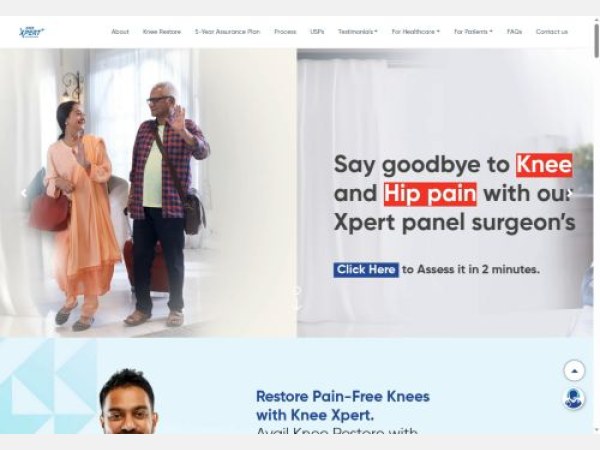 SEO analysis preview of kneexpert.in