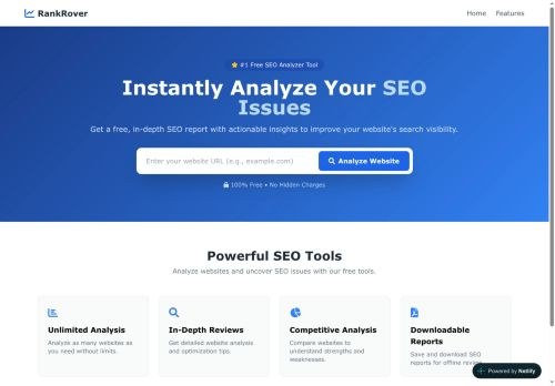 SEO analysis preview of legendary-kitten-6da6cd.netlify.app