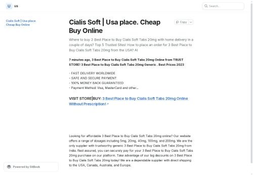SEO analysis preview of megacialis.gitbook.io