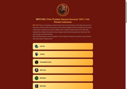 SEO analysis preview of mpo1000.org