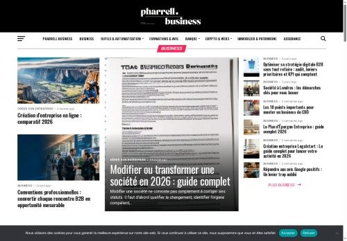 SEO analysis preview of pharrell.fr