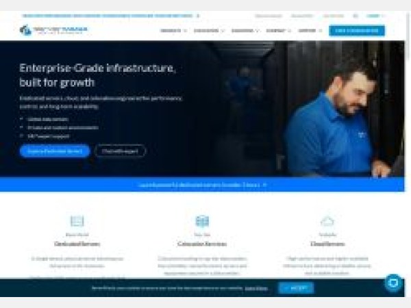 SEO analysis preview of servermania.com