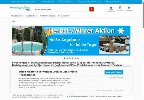 SEO analysis preview of shop-swimmingpool.de