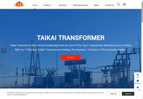 SEO analysis preview of taikaitransformer.com