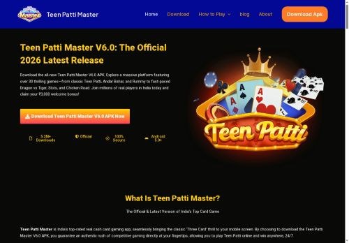 SEO analysis preview of teenpattimaster.plus