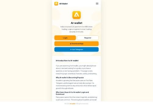 SEO analysis preview of thearwallet.com