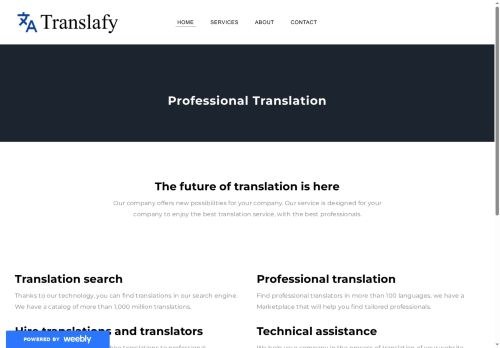 SEO analysis preview of translafy.weebly.com