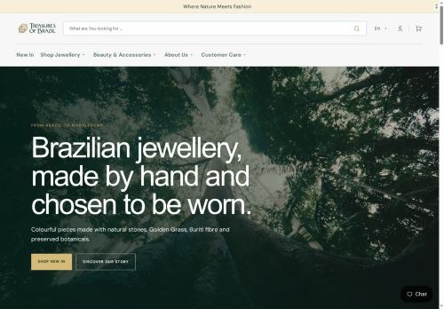 SEO analysis preview of treasuresofbrazil.co.uk