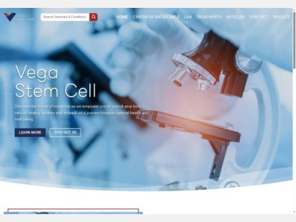 SEO analysis preview of vegastemcell.com