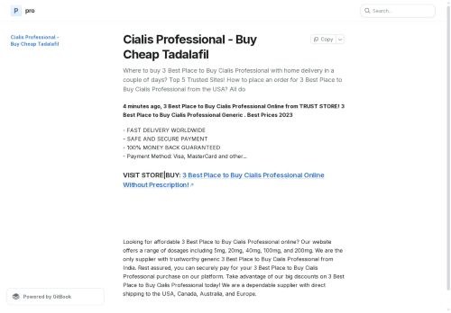 SEO analysis preview of vipcialis.gitbook.io