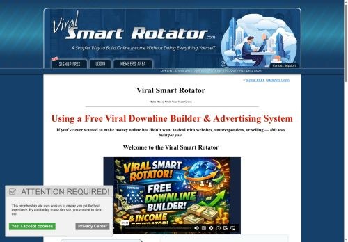 SEO analysis preview of viralsmartrotator.com