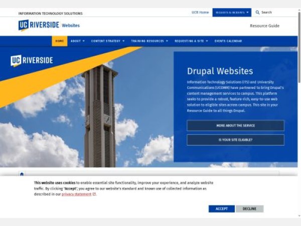 SEO analysis preview of websites.ucr.edu