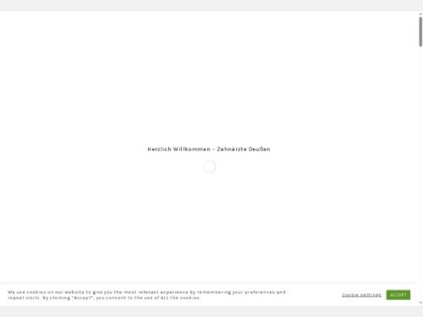 SEO analysis preview of zahnaerzte-deussen.de