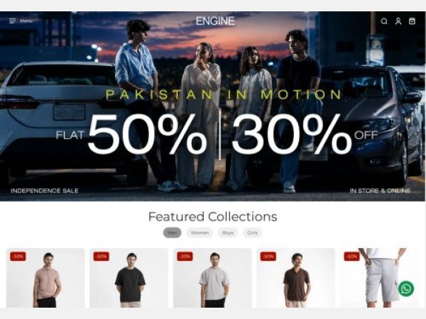 SEO analysis preview of engine.com.pk