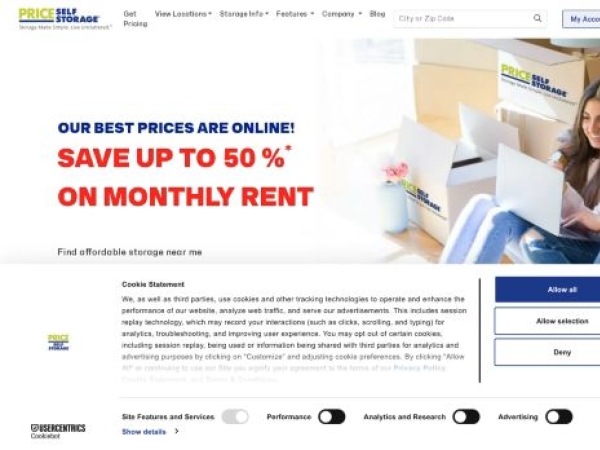 priceselfstorage.com