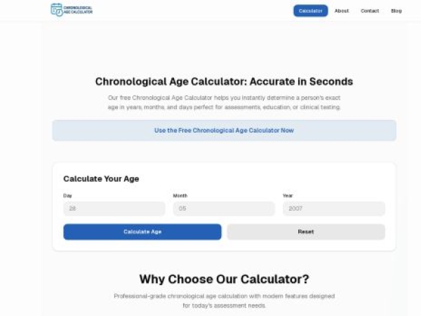 chronologicalage-calculator.com