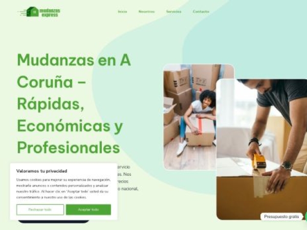 mudanzasexpressacoruna.es