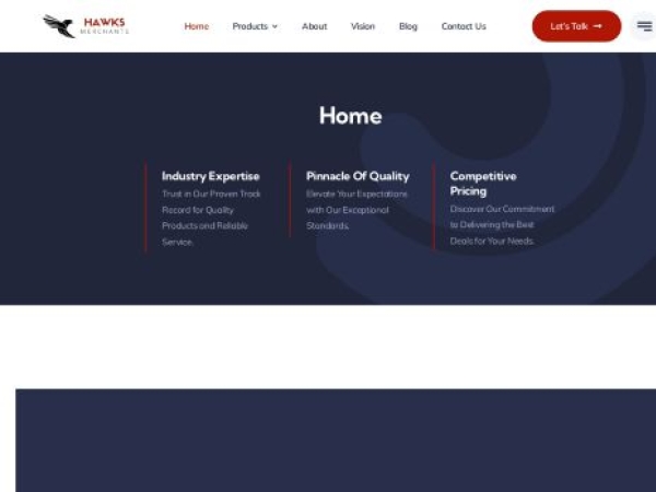 hawksmerchants.com